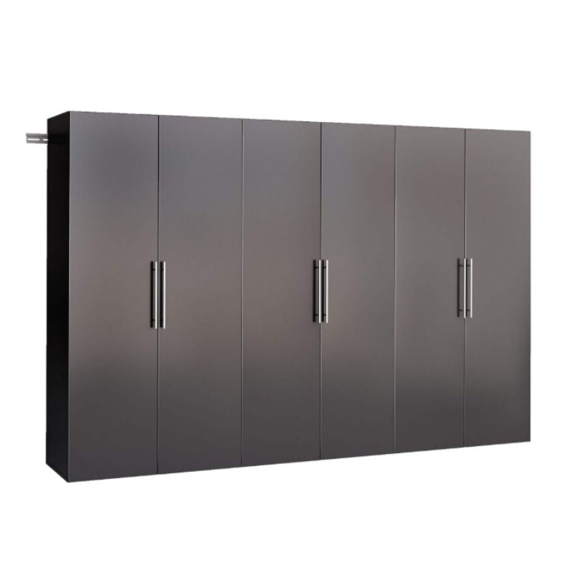 Prepac HangUps Mounted Storage Cabinet Set E, Assorted Colours, 20 x 108 x 72-in, 3-pc